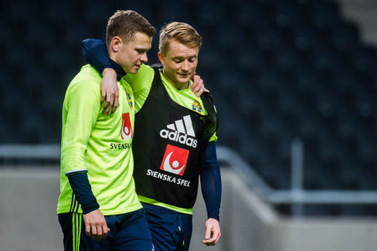 Viktor Claesson och Sam Larsson