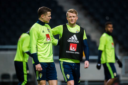 Viktor Claesson och Sam Larsson