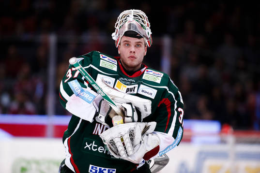 Frölundas målvakt Johan Gustafsson