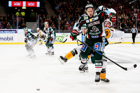 Frölundas Matt Donovan och Skellefteås Andreas Wingerli