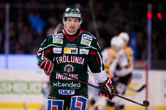 Frölundas Patrik Carlsson deppar