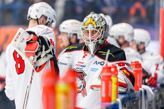 Malmö Redhawks målvakt Oscar Alsenfelt