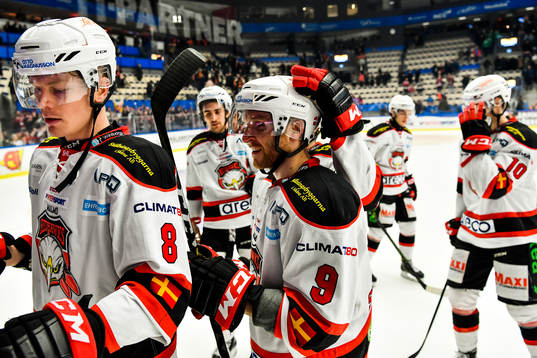 Malmö Redhawks Frederik Storm jublar