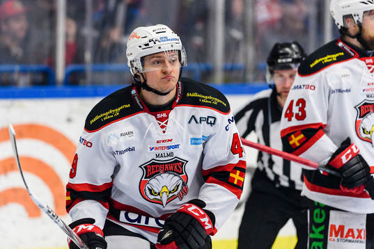Malmö Redhawks Rhett Rakhshani jublar