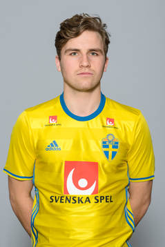 Axel Gunnarsson i P18-landslaget