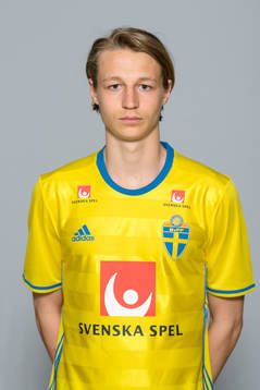 Kevin Lidin i P18-landslaget