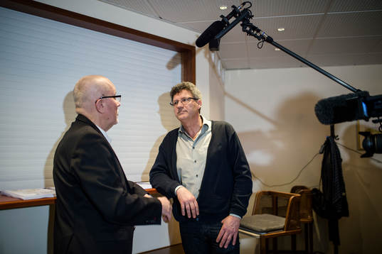 Sveriges förbundskapten Leif Boork och administrativ chef