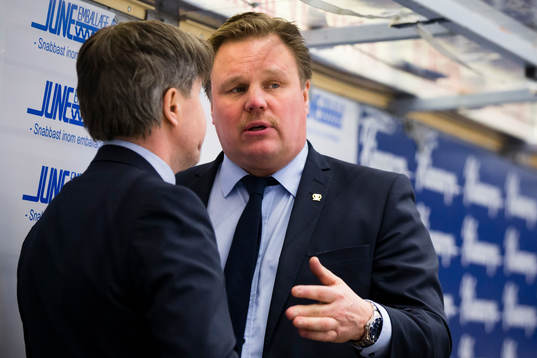 Färjestads tränare Leif Carlsson