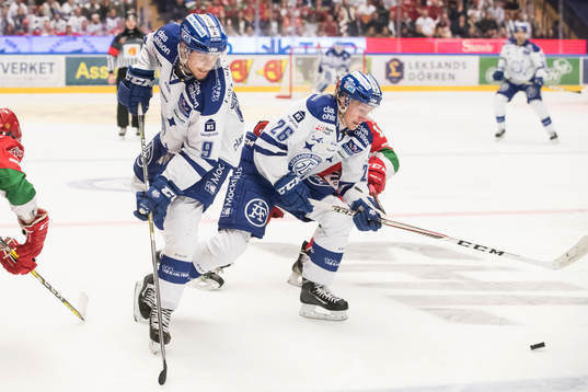 Leksands Lukas Ericsson och Patrik Norén  i