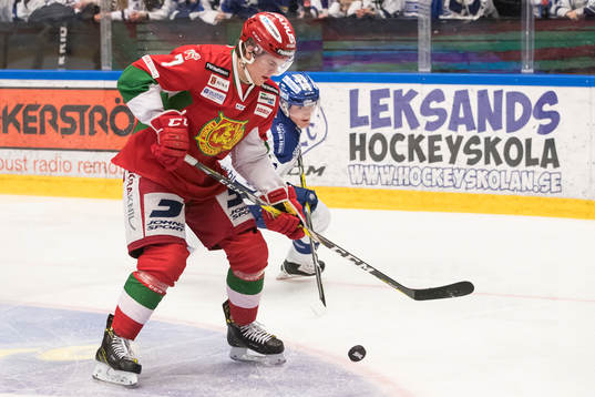 Moras Erlend Lesund och Leksands Johan Porsberger  i