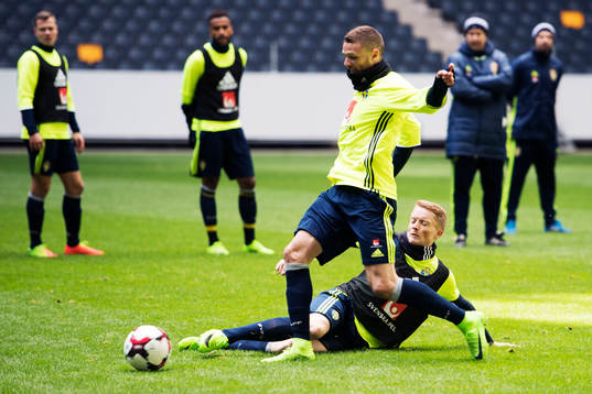 Sam Larsson och Marcus Berg