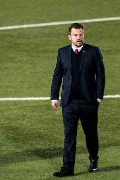 Rosengårds tränare Jack Majgaard Jensen deppar