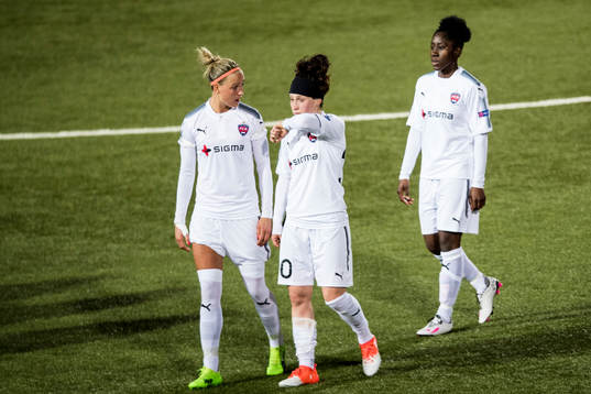 Rosengårds Sanne Troelsgaard, Ella Masar och Anita Asante