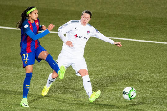 Barcelonas Andressa Alves och Rosengårds Lina Nilsson