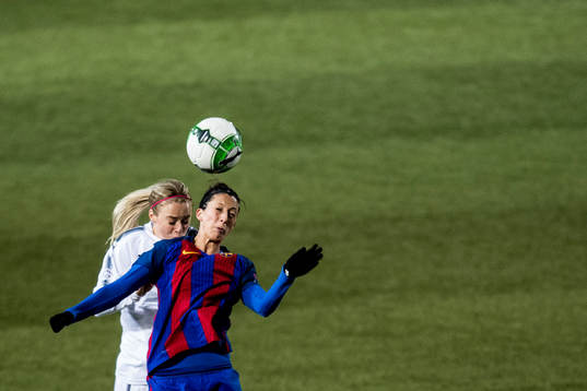Rosengårds Amanda Ilestedt och Barcelonas Jennifer Hermoso