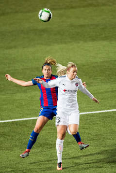 Rosengårds Amanda Ilestedt och Barcelonas Alexia Putellas