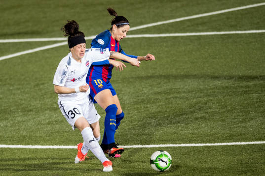 Rosengårds Ella Masar och Barcelonas Jennifer Hermoso