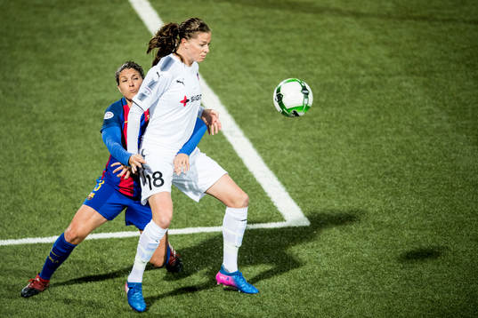 Rosengårds Lotta Schelin och Barcelonas Ruth García