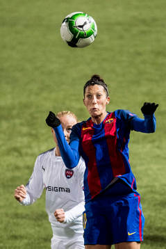 Barcelonas Jennifer Hermoso och Rosengårds Ebba Wieder
