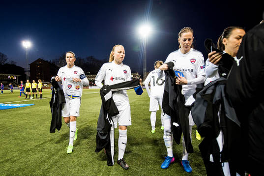 Rosengårds Emma Berglund, Ebba Wieder och Lotta Schelin