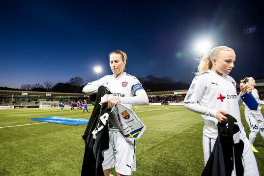 Rosengårds Emma Berglund och Ebba Wieder
