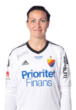 Djurgårdens målvakt Gudbjörg Gunnarsdottir