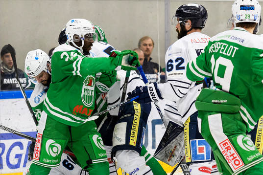 Rögles Edwin Hedberg och Karlskogas Daniel Wessner