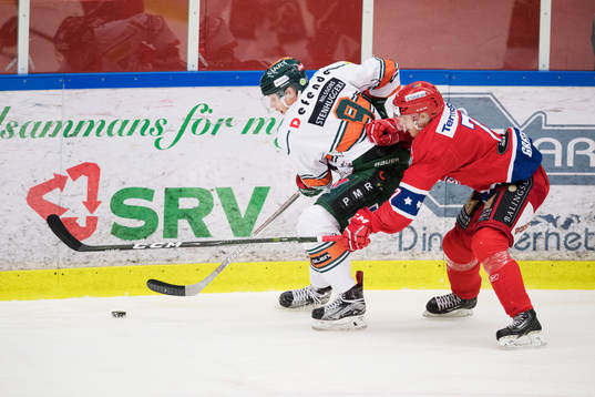 Kristianstads Filip Petersson och Huddinges Marcus Green