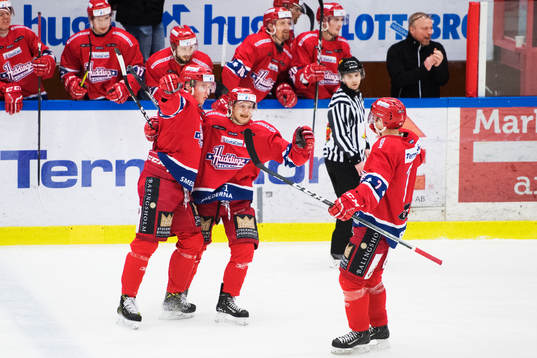 Huddinges Simon Stensson, Filip Norman och Marcus Green