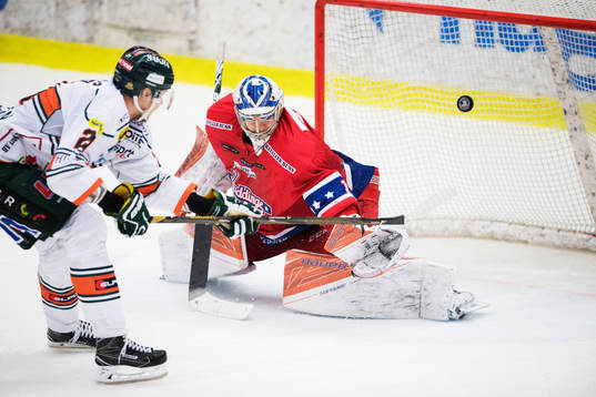 Bläddra bland fler bilder av Ishockey, HockeyEttan, Kval till HockeyAllsvenskan, Huddinge - Kristianstad