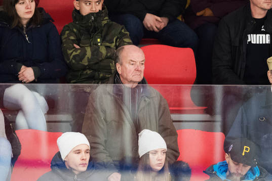 Timo Lahtinen på läktaren