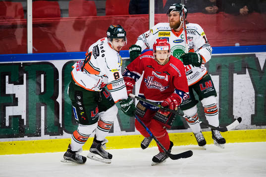 Kristianstads Fredrik Hetta, Huddinges Filip Norman och