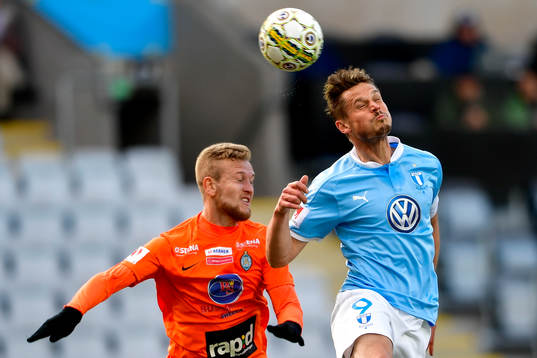 Eskilstunas Ludvig Öhman och Malmö FFs Markus Rosenberg