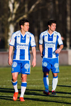 IFK Göteborgs Mads Winther Albaek och David Boo Wiklander