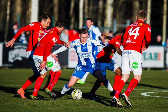 Falkenbergs Tobias Karlsson, David Svensson, Hampus