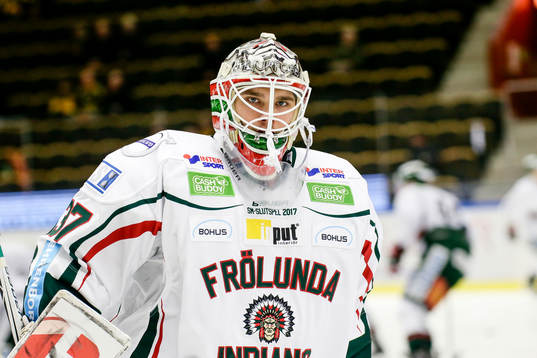 Frölundas målvakt Johan Gustafsson