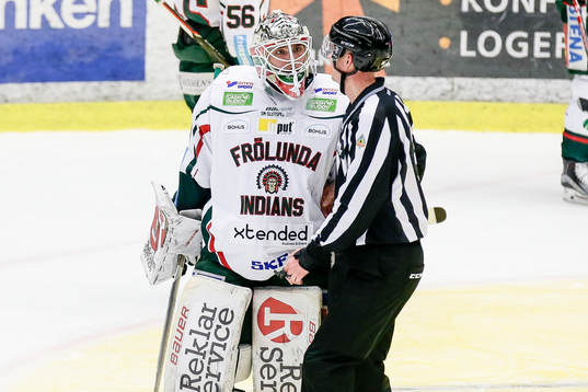 Frölundas målvakt Johan Gustafsson