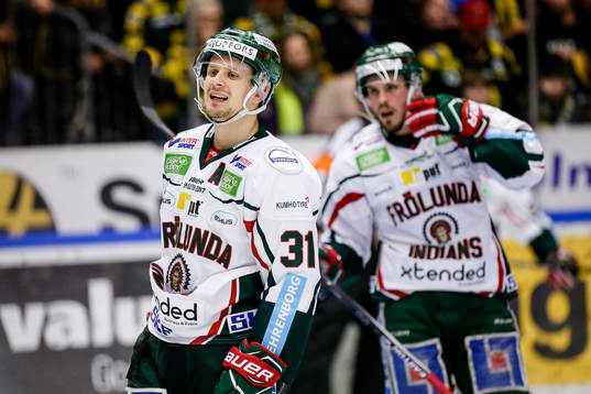 Frölundas Nicklas Lasu deppar