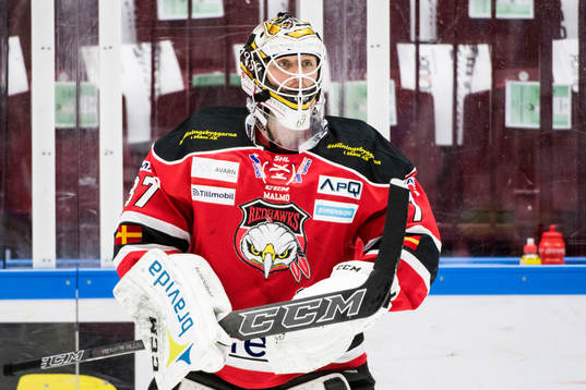 Malmö Redhawks målvakt Tex Williamsson