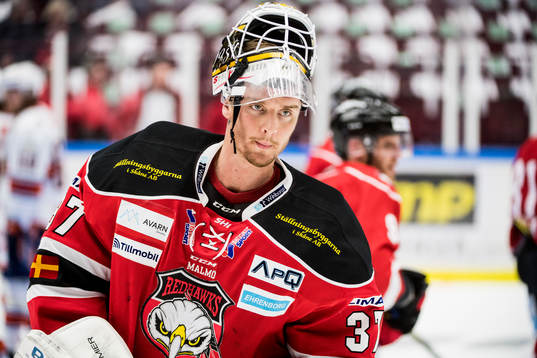 Malmö Redhawks målvakt Tex Williamsson