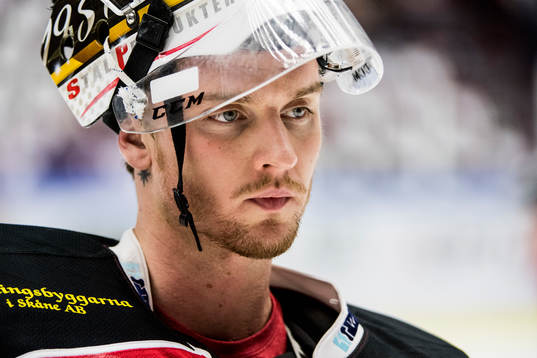 Malmö Redhawks målvakt Tex Williamsson