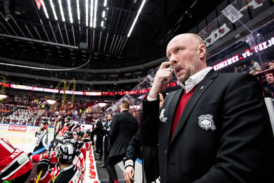 Malmö Redhawks tränare Peter Andersson