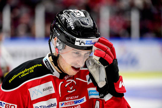 Malmö Redhawks Robin Alvarez deppar