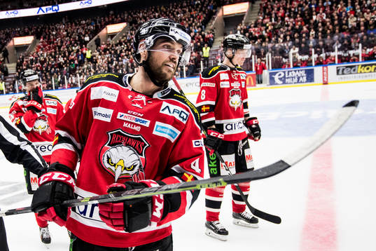 Malmö Redhawks Noah Welch deppar