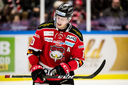 Malmö Redhawks Robin Alvarez deppar