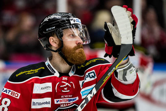 Malmö Redhawks Jens Olsson tackar publiken