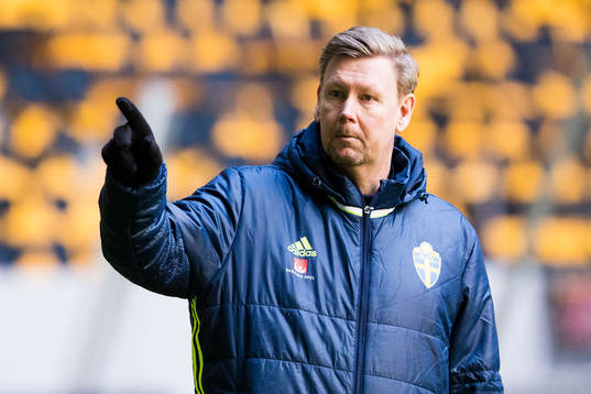 Sveriges assisterande förbundskapten Peter Wettergren