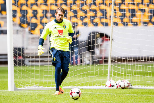 Sveriges målvakt Kristoffer Nordfeldt