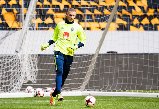 Sveriges målvakt Robin Olsen
