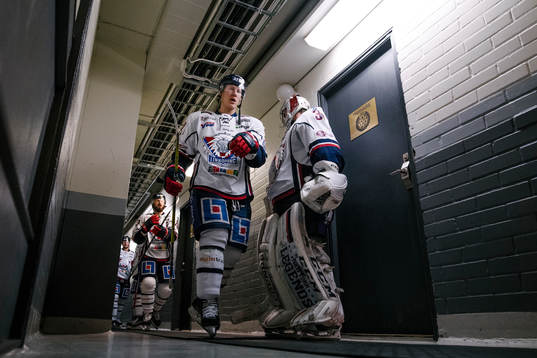 Linköpings Emil Sylvegård före kvartsfinal 4 i